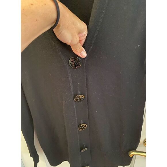 Tory Burch Wool signature cardigan size MEDIUM - Picture 3 of 3